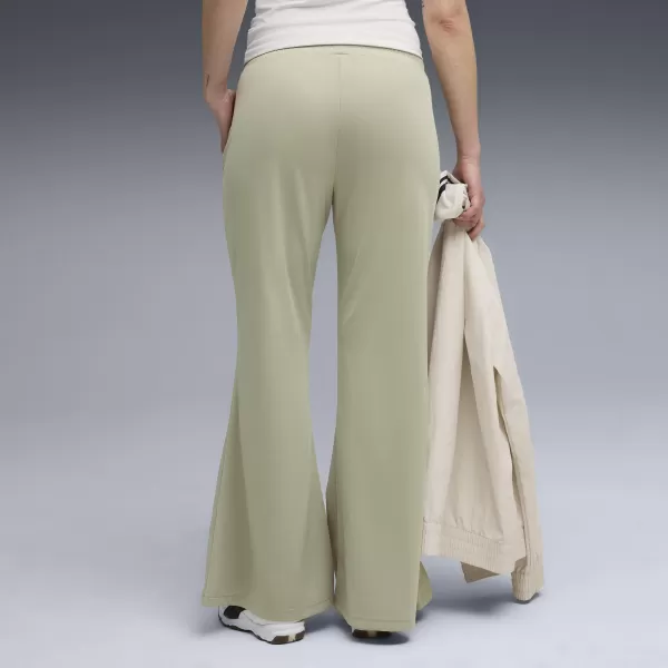  Ženske hlače PUMA WARDROBE ESS FLARED PANTS 632045-82 LUKS VOJSKA 