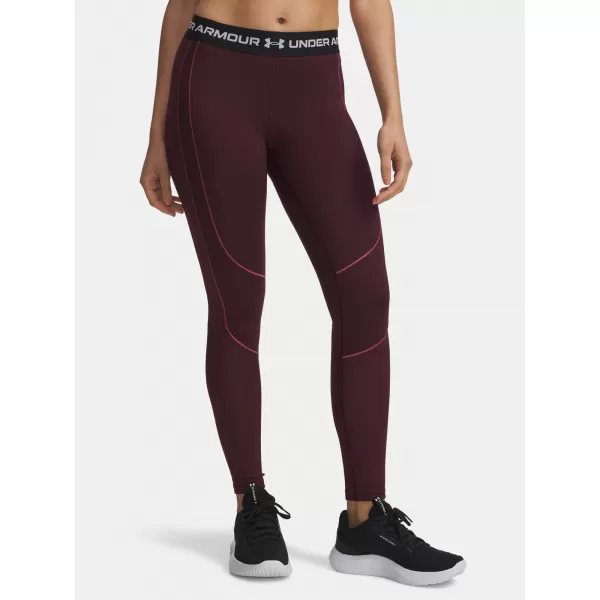  Ženske pajkice UNDER ARMOUR UA COLDGEAR TEXTURED LEGGING 6003997-600 RDEČA 