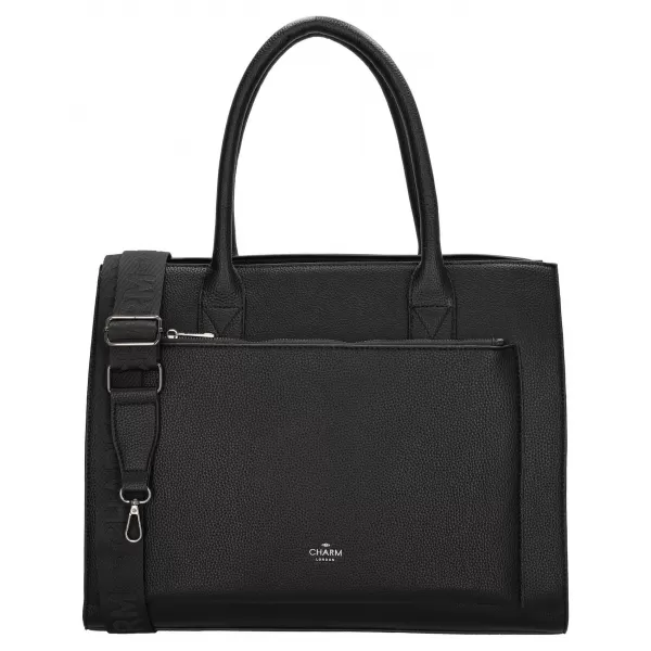 Torba CHARM LONDON Sample W00399 ČRNA 