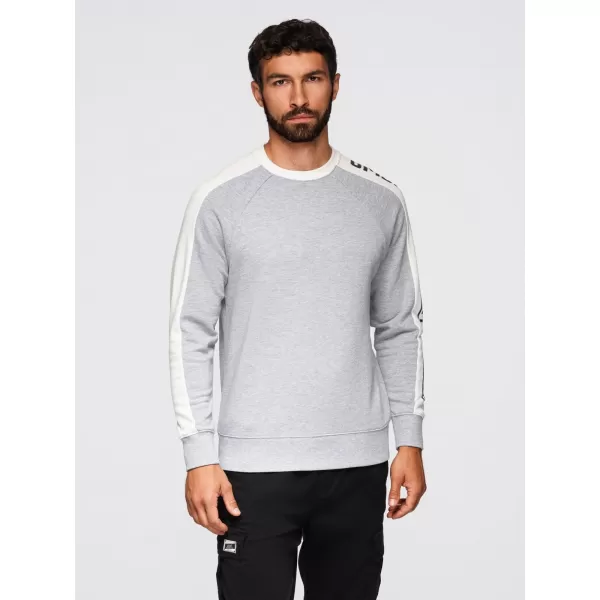  Moški pulover OMBRE OM-SSNZ-0200 SIVI MELANŽ 