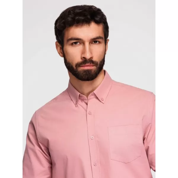  Moška srajca OMBRE K700 ROZA 