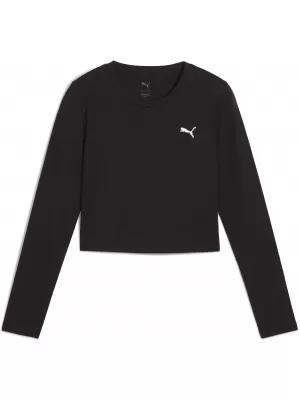Ženska majica s kratkimi rokavi PUMA WARDROBE ESS BABY TEE 629761-01 ČRNA PUMA
