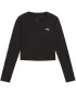 Ženska majica s kratkimi rokavi PUMA WARDROBE ESS BABY TEE 629761-01 ČRNA PUMA