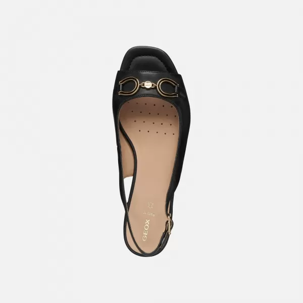  Ženske sandale GEOX NEW ERAKLIA 15 G012993 ČRNA 