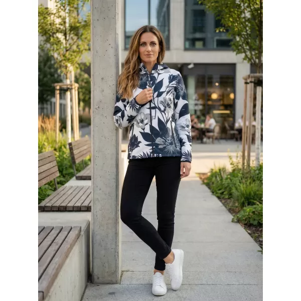  Ženska vrhunska softshell jakna ALTISPORT VOJ/ALW115JACK01 ČRNO/BELO 