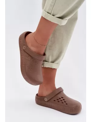 Ženski natikači BIG STAR TT274A085 BROWN/BEIGE Big Star Shoes