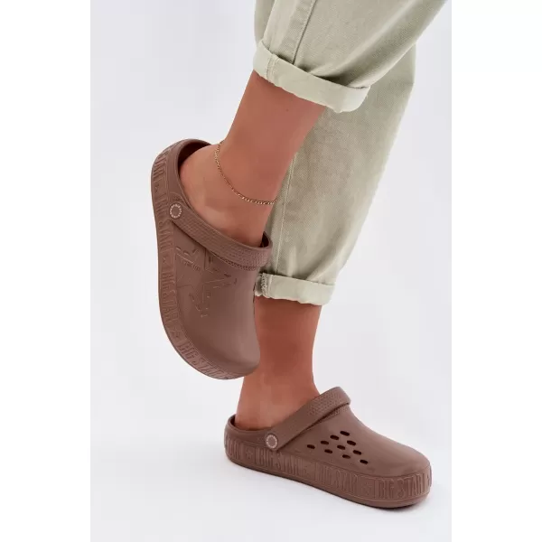 Ženski natikači BIG STAR TT274A085 BROWN/BEIGE Big Star Shoes 