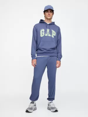 Moški pulover GAP HERITAGE LOGO PULLOVER HOODIE 868460-06 TIHA MODRA