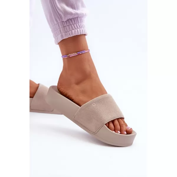  Ženski čevlji BIG STAR NN274A671 BEIGE Big Star Shoes 