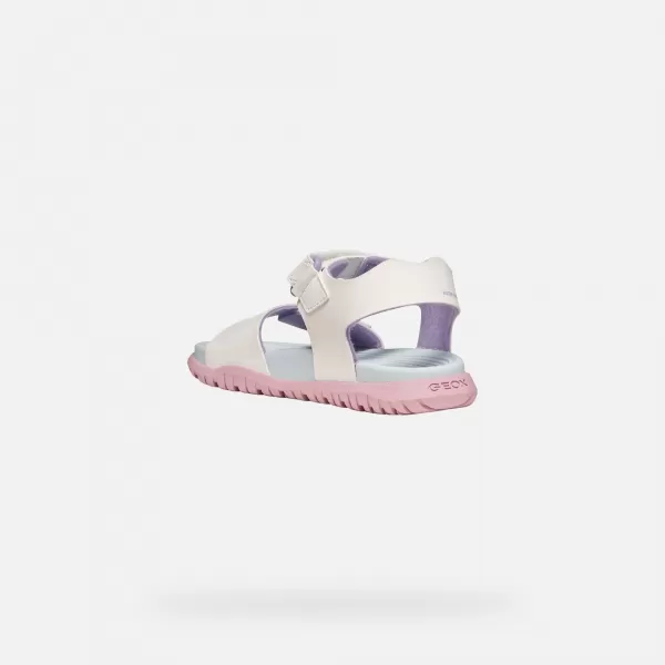  Dekliški sandali GEOX SANDAL FUSBETTO J35HQA000BCC0653 BELA 