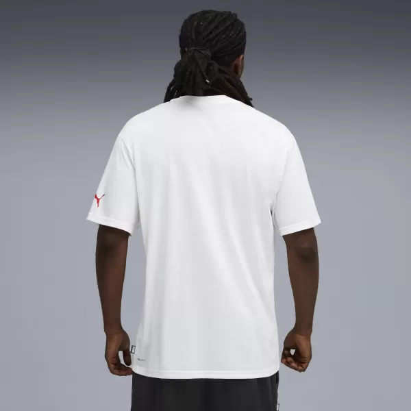  Moška majica s kratkimi rokavi PUMA HOOPAVERSE TEE 3 632891-01 PUMA BELA 