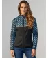 Ženska vrhunska softshell jakna ALTISPORT VOJ/ALW048JACK01 ČRNA IN MODRA