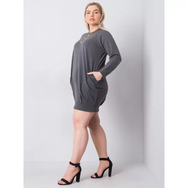  Obleka BASIC FEEL GOOD RV-SK-6296.99 TEMNO SIVA 