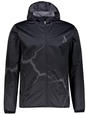 Moška vrhunska softshell jakna ALTISPORT VOJ/ALM129JACK01 ČRNO SIVA