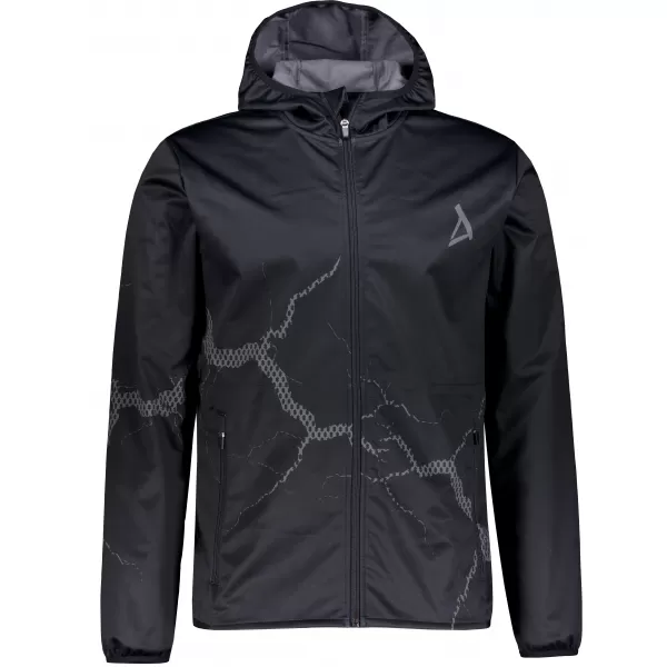  Moška vrhunska softshell jakna ALTISPORT VOJ/ALM129JACK01 ČRNO SIVA 