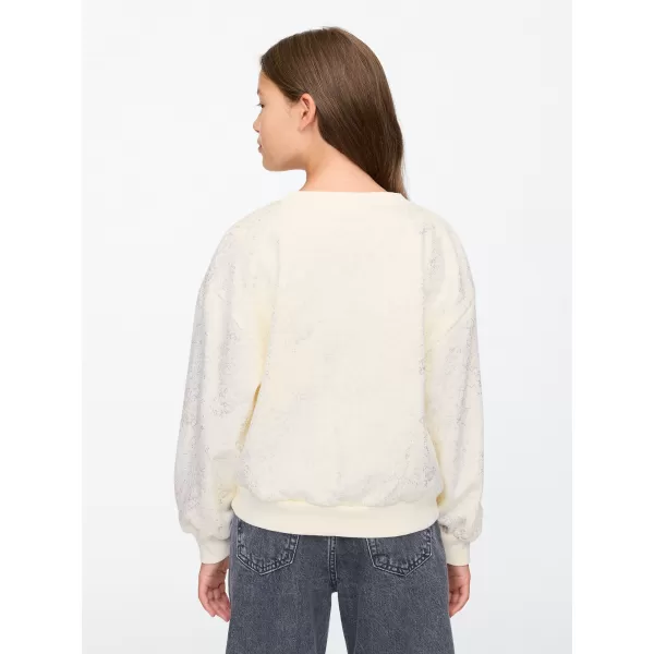  Otroški pulover GAP LOGO SWEATSHIRT 628718-01 IVORY MRAZ 