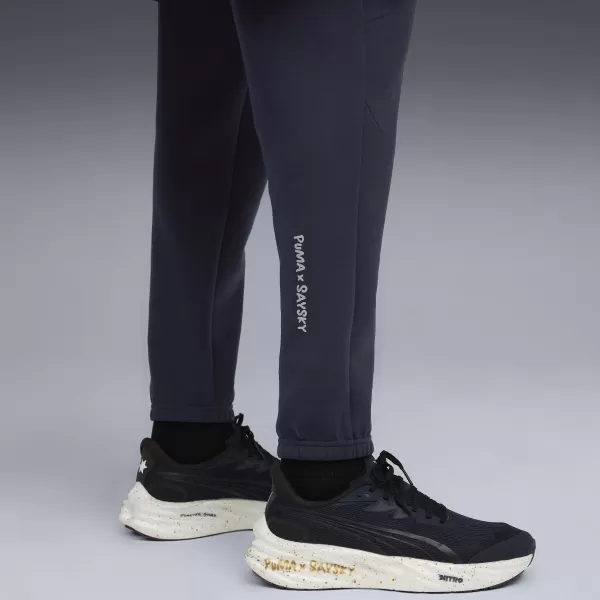  Moške hlače PUMA M X SAYSKY SWEAT PANT 527555-16 NOVA MORNARICA 