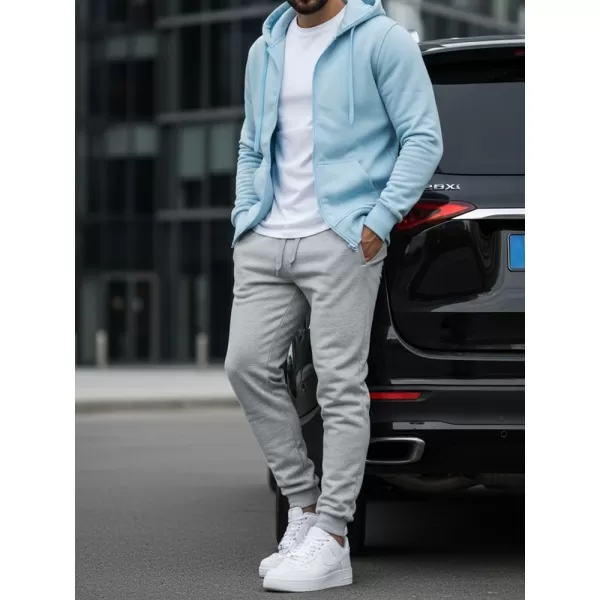  Moški pulover DSTREET BX4246 SVETLO MODRA 