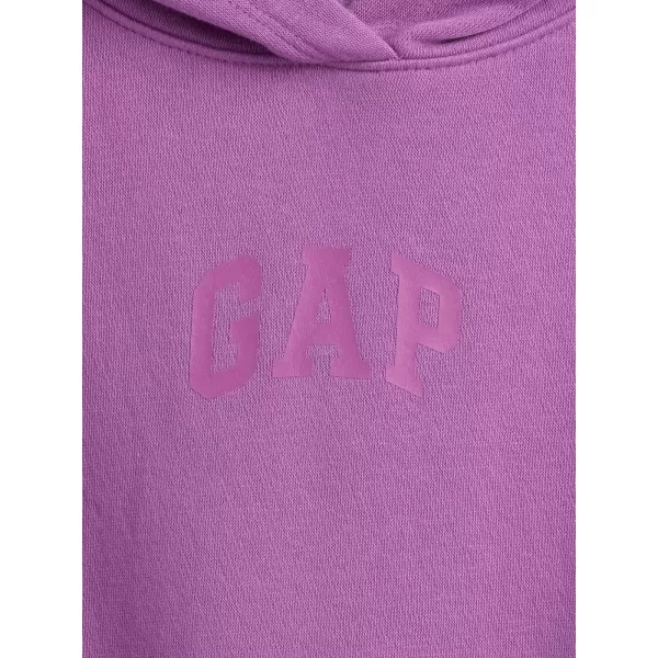  Otroški pulover GAP HIGH LOW HOODIE PULLOVER 862110-01 ORHIDEJA CATTLEYA 