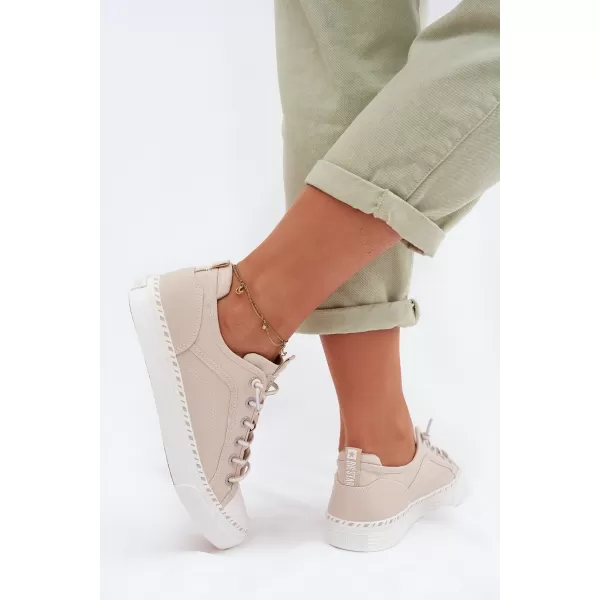  Ženske superge BIG STAR TT274387 BEIGE Big Star Shoes 
