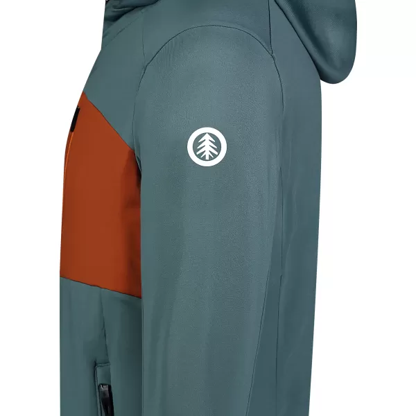  Moški powerfleece pulover NORDBLANC BRACKEN NBWFM8286 TEMNO ZELENA 