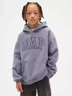 Otroški pulover GAP RELAXED HOODIE PULLOVER 846224-00 NEVIHTA