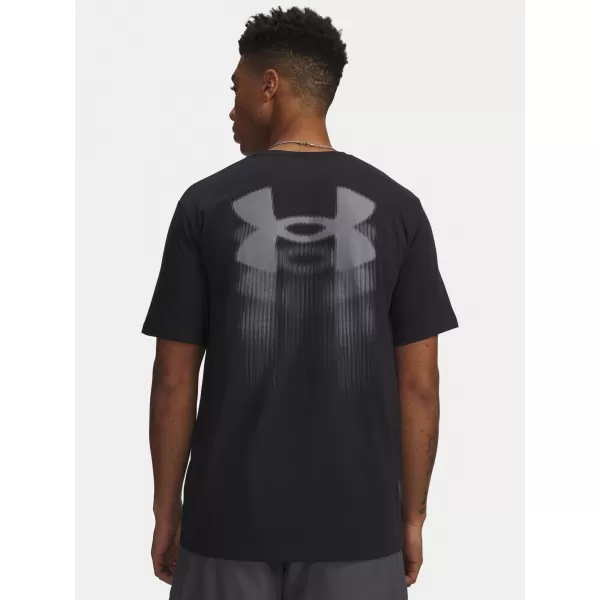  Moška majica s kratkimi rokavi UNDER ARMOUR M BLUR LOGO SS 6009245-001 ČRNA 