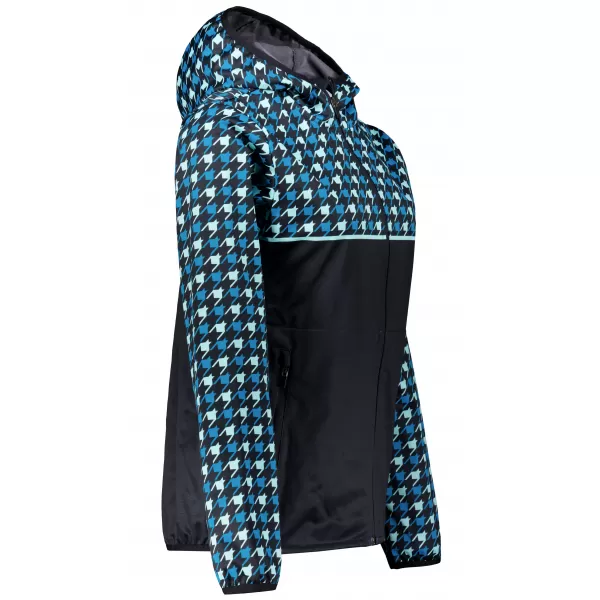  Ženska vrhunska softshell jakna ALTISPORT VOJ/ALW048JACK01 ČRNA IN MODRA 