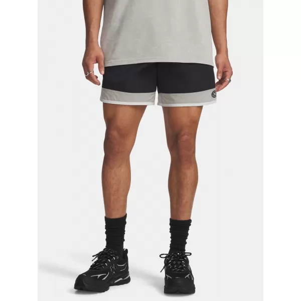  Moške kratke hlače UNDER ARMOUR UA ICON WOVEN TRACK SHORTS 6009350-001 ČRNA 