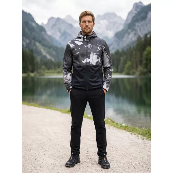  Moška vrhunska softshell jakna ALTISPORT VOJ/ALM125JACK01 MASKA/ČRN 