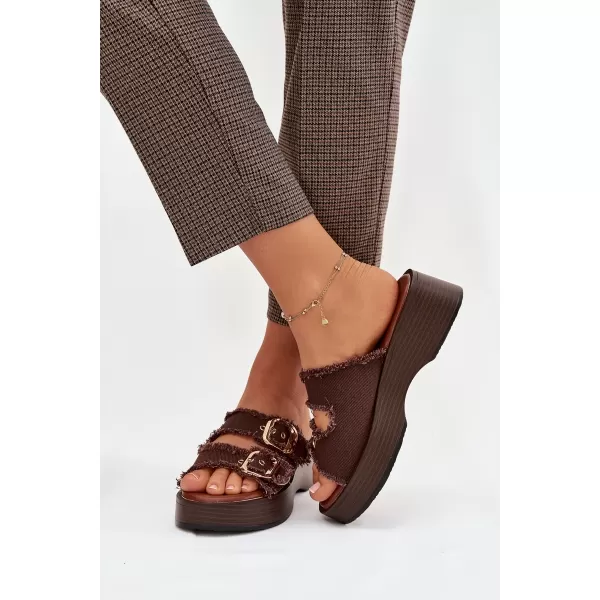  Ženski copati BOTO RENELISSE 41325 RJAVA 