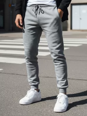 Moške hlače DSTREET UX3890 SVETLO SIVA