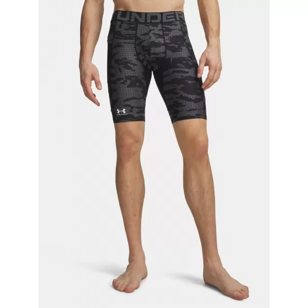  Moške kratke hlače UNDER ARMOUR HG PRINTED LNG SHORT 6009658-001 ČRNA 