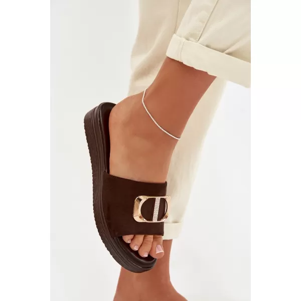  Ženski copati BOTO ELMERA 41933 RJAVA 
