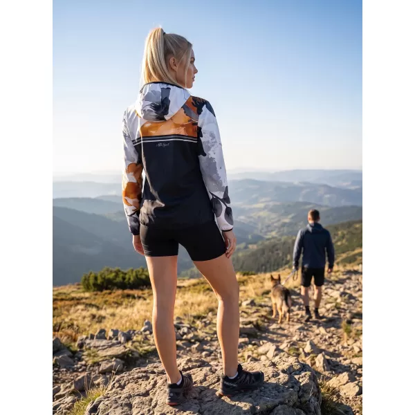  Ženska vrhunska softshell jakna ALTISPORT VOJ/ALW117JACK01 ČRNA/ORANŽNA 
