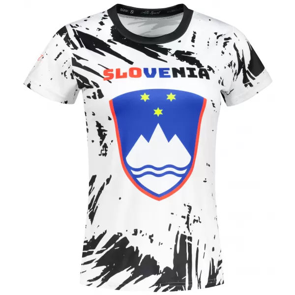  Ženska vrhunska majica s kratkimi rokavi ALTISPORT VOJ/ALW036SI/TR01 ABSTRAKCIJA 