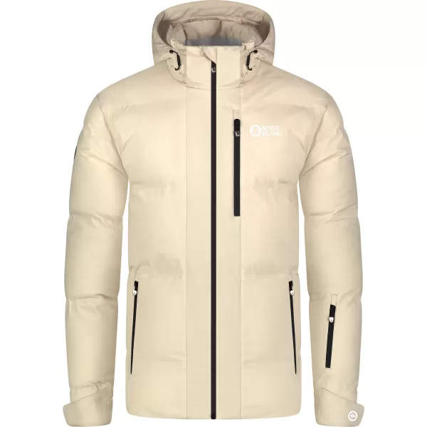  Moška zimska jakna NORDBLANC HOLLOW NBWJM8055 BEŽ 