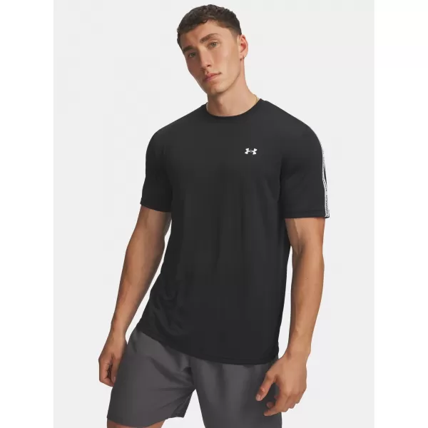  Moška majica s kratkimi rokavi UNDER ARMOUR TECH TAPING SS 6012356-001 ČRNA 