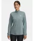 Ženska majica s kratkimi rokavi UNDER ARMOUR TECH 1/2 ZIP- TWIST 1384225-587 MODRA