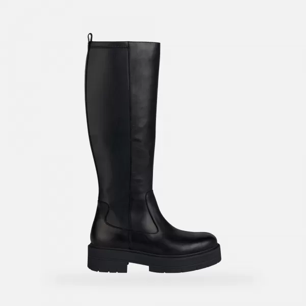  Ženski škornji GEOX SPHERICA EC7 G004247 ČRNA 
