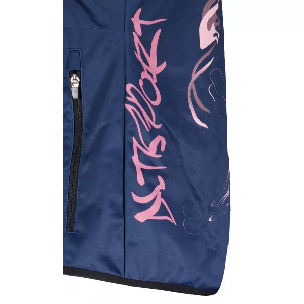  Ženska vrhunska softshell jakna ALTISPORT VOJ/ALW064JACK01 MODRO ROZA 