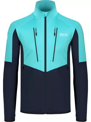 Moški powerfleece pulover NORDBLANC GROAN NBWFM8282 SVETLO MODRA