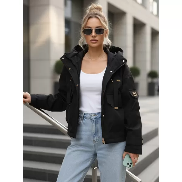  Ženska jakna DSTREET TY5636 ČRNA 