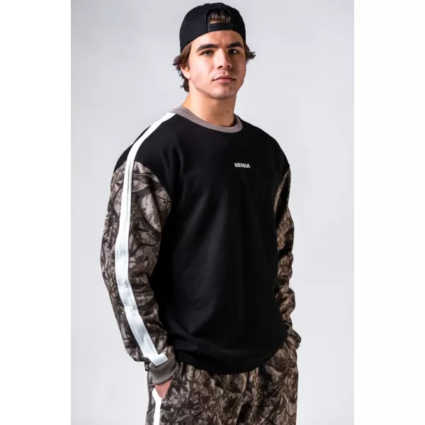  Pulover sproščenega kroja POWER 903 SVETLO RJAV CAMO Nebbia 