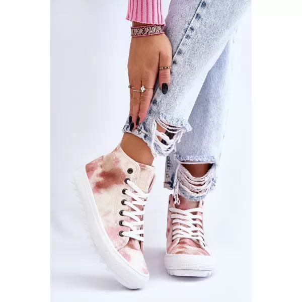  Ženske superge BIG STAR LL274048 BEIGE/NUDE Big Star Shoes 