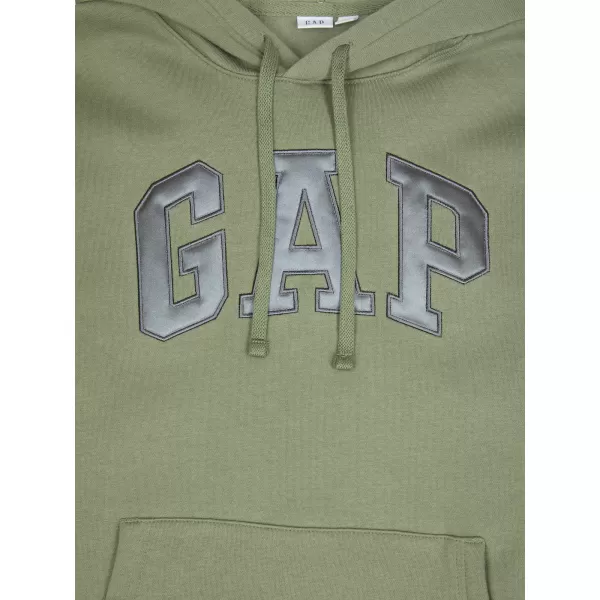  Ženski pulover GAP LOGO PULLOVER HOODIE 800434-09 MESKULEN ZELENA 