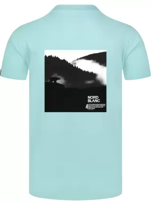 Moška majica s kratkimi rokavi NORDBLANC NOTHINGNESS NBSMT8150 SVETLO MODRA