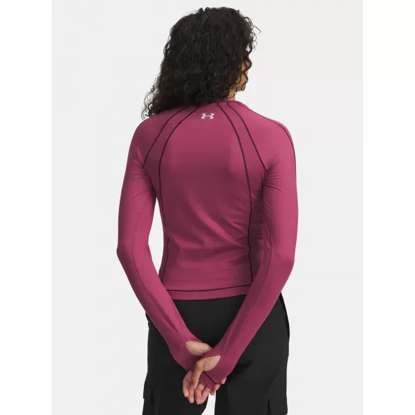  Ženska majica s kratkimi rokavi UNDER ARMOUR UA COLDGEAR TEXTURED CREW 6003999-659 RDEČA 
