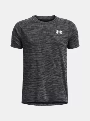 Fantovska majica s kratkimi rokavi UNDER ARMOUR UA TECH TEXTURED SS 1382790-001 ČRNA