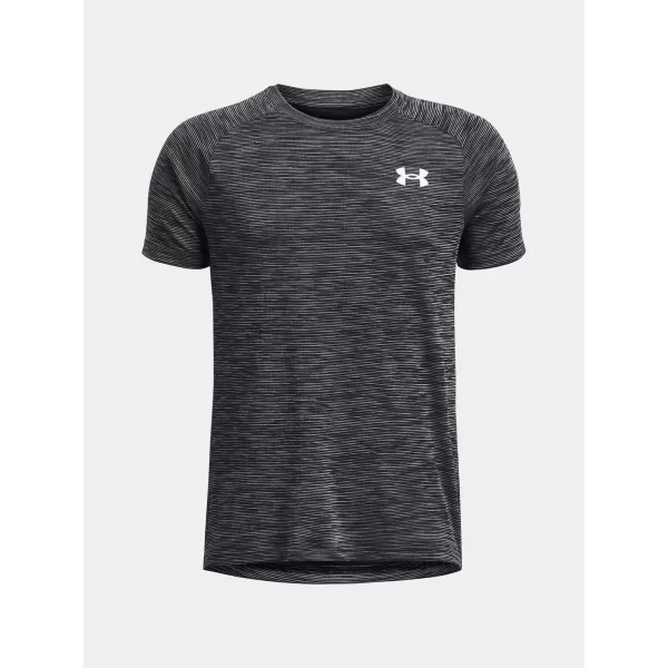  Fantovska majica s kratkimi rokavi UNDER ARMOUR UA TECH TEXTURED SS 1382790-001 ČRNA 